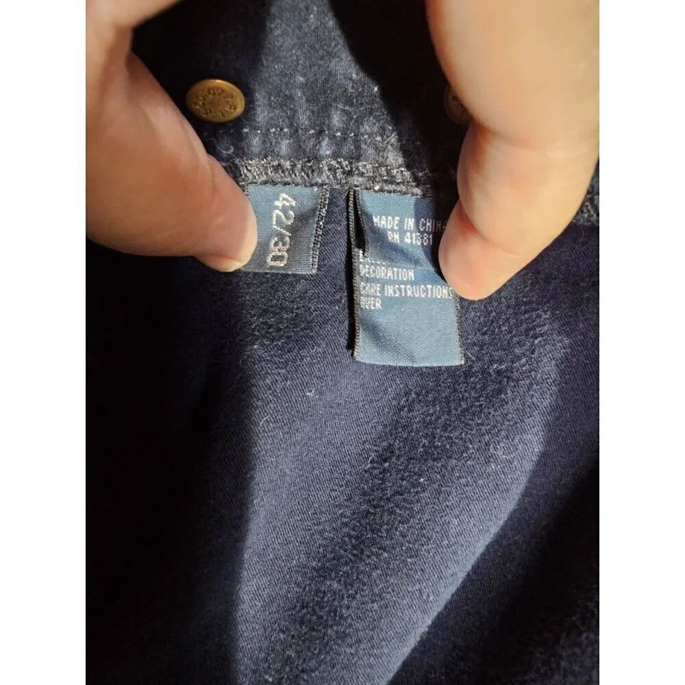Polo Ralph Lauren Button Fly 625 Jeans Men's 42X30 Cotton